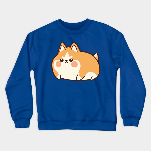 Angry Chonk Shibe Crewneck Sweatshirt by GAz